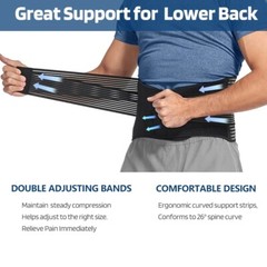 Fajas Para HombreS De Trabajo Que Trabajan Apoyando Espalda Baja Ajustable Strap