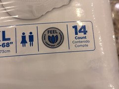 Attends Regular Absorbency Underwear APV40 14 ct size XL (58-68″)