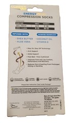 Compression Socks Copper Fit Energy Plus The Original Pair Unisex S/M Black New