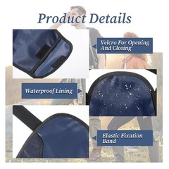 Waterproof Ostomy Bag Cover, Adjustable Washable Colostomy Pouch Cover