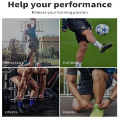 Leg Sleeves Extended Compression Support Knee Brace Basketball Pads Pain Guard