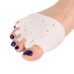 1 Pair Silicone Gel Orthotic Toe Straightener Separator Bunion Corrector Relief