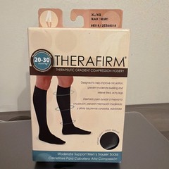 Therafirm Therapeutic Gradient Compression Hosiery – Black – NIB Size XL