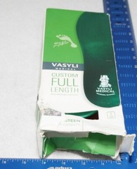 Vasyli Heat Moldable Custom Full Length Green Orthotic Insoles Kids Small