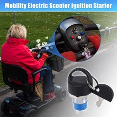Pack of 1 For Mobility Scooter Ignition Starter On Off Switch Lock w/ 4 Keys