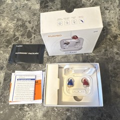 Flaygo JH-A490 OTC ITE Rechargeable Hearing Aids w/ Charging Case Adult