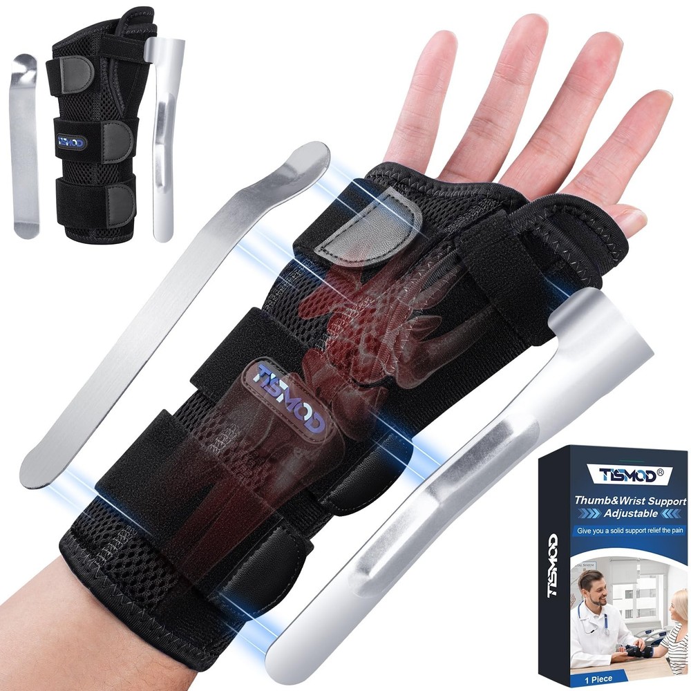 Wrist Brace with Thumb Support,Thumb Spica Splint Left Hand for De Quervain’s…
