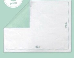 Inspire Washable & Reusable Absorbent 4 Bed Pads 24”X 36″+ 2 Chair Pads 18”x 24”