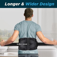 Infrared Heated Vibration Massage for Lower Back Pain Relief Lumbar Support Belt