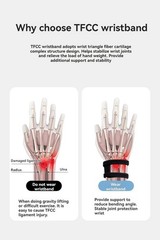Aolikes 1pc Support Wrist Brace for Tfcc Tear,triangular Fibrocartilage Injuries