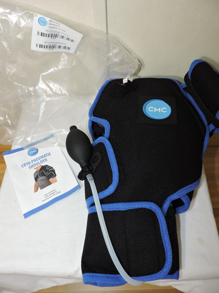 NEW CMC Solutions Cryo Pneumatic Shoulder Wrap Set Never Used