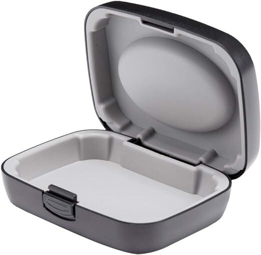 Universal Fit Hearing Aid Storage and Travel Case – Attractive and Durable