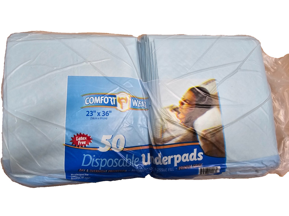 Premium Grade 23×36 Disposable Underpads 150 Count | Absorbent Bed Pads