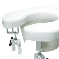 Lumex Raised Toilet Seat Riser, Padded & Cushioned, Fully-Adjustable Height