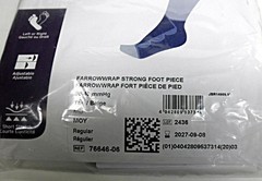 Jobst FarrowWrap Strong Foot Piece REGULAR Adjustable Compression Wrap Tan