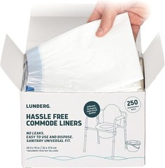 Odor-Eliminating Medical-Grade Disposable Liners – 250 Count Convenience