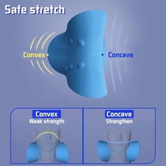 Neck Stretcher Cervical Traction Pillow Relaxer for Neck Shoulder Pain Relief