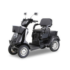 1000W 4-Wheel Heavy Duty 2-Seater Mobility Scooter for Seniors 500lbs 36 miles