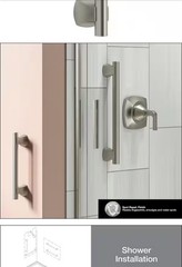 Kohler Rubicon 9” Grab Bar Nickel – Barra de Apoyo Baño ADA