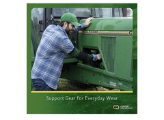 John Deere Compression Elbow Sleeve, Black/Green, S/M