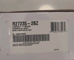 3 Kohler CARMICHAEL Oil-Rubbed Bronze Straight Wall Grab Bars (B1-CL)