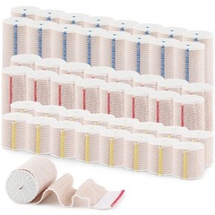 48Pcs Elastic Compression Bandage Wraps – 2″ 3″ 4″ Stretchable for Legs, Knees,