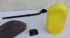 Invacare TDX SP Power Wheelchair Headrest + Cover + Post + Mount + Hardware