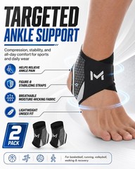 2-Pack Ankle Brace Lace up Anklepro Men Bidirectional Motion Softball Ankles …