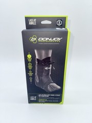 DonJoy Performance Ankle Brace Size M Black Lace-Up New NIB