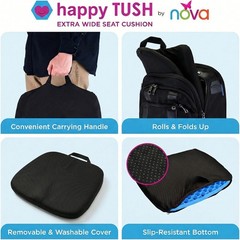 Washable Non-Slip Water Resistant Gel Cell Seat Cushion Pressure Relief for