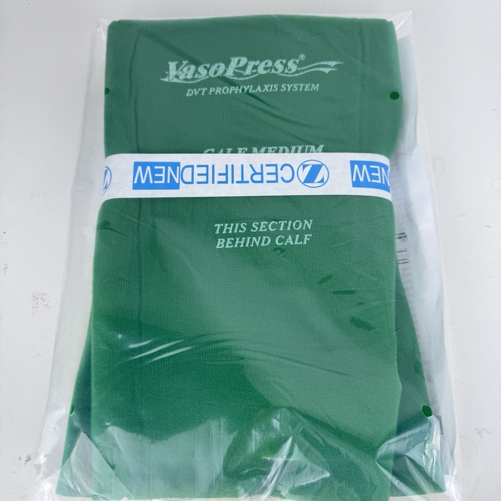 Vasopress Compression Therapy VP501MG Calf Garment Medium 1 Pack 2 Garments