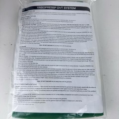 Vasopress Compression Therapy VP501MG Calf Garment Medium 1 Pack 2 Garments