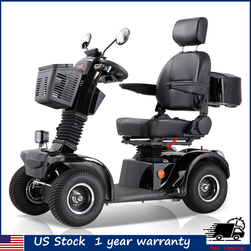 Four Wheels Travel Mobility Scooter 500W 48V 20AH Battery Motor for Adult Senior