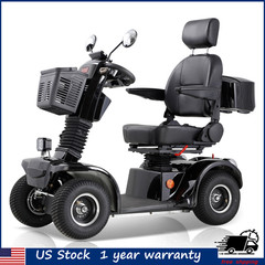 Four Wheels Travel Mobility Scooter 500W 48V 20AH Battery Motor for Adult Senior