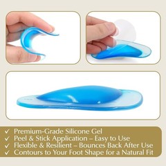 Orthotic Arch Support Insoles for Kids Ages 5-12 – Anti-Slip & Washable Design