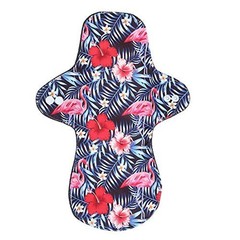 7PCS Reusable Washable Incontinence Cloth Pads – 6 Heavy Flow Bamboo Charcoal +