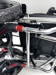Aluminum Alloy Portable Folding Manual Wheelchair w/ Handbrake SYIV100-DY-102L