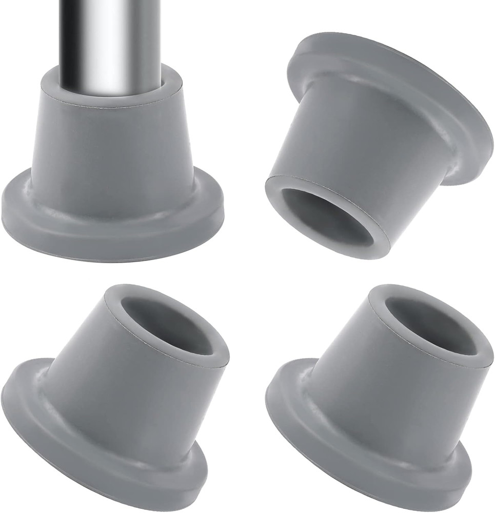 Heavy Duty Shower Chair Leg Caps 4 Pack – Replacement Rubber Feet for Bath Seat,