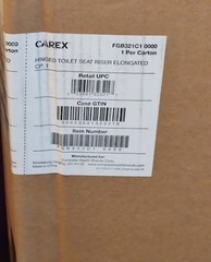LPN – Compass Health Carex Hinged Elongated Toilet Seat Riser – Adds 3.5″