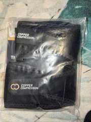 Genuine and Copper Compression Arch Support New Sealed 1 Pair Black Works Well