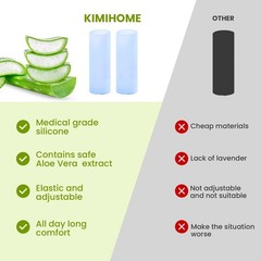 20 PCS Silicone Gel Finger Sleeve Protectors with Aloe Vera – Relief for Cracks,