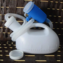 2000Ml Men Portable Potty Pee Bottle 130 Cm Tube Hospital Male Urinal Collector