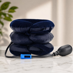 Cervical Traction Collar Inflatable Neck Support Brace Stretcher Device