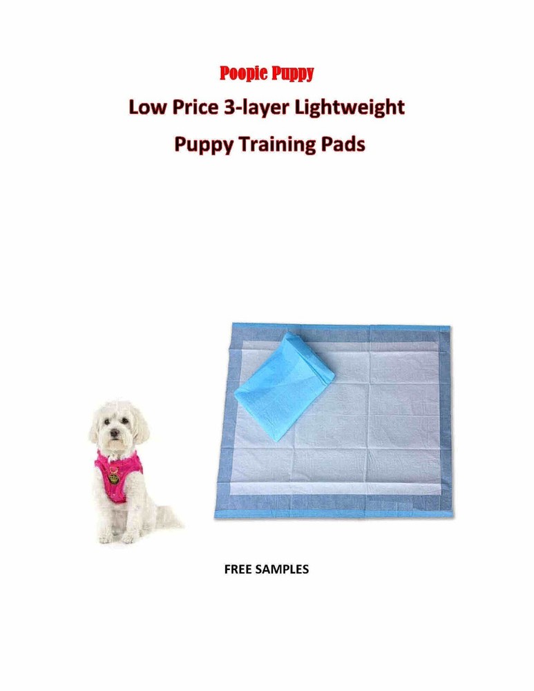 200ct 23×24 CHEAP Lightweight Puppy Pads, for Most Dogs up to 15lbs MSC281225