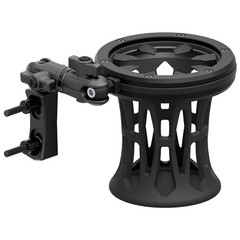 Motorcycle Perch/Brake/Clutch Reservoir Drink Holder – Fits Bottles and Black