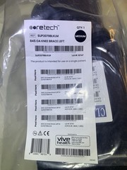 Coretech 845 OA Knee Brace Pair Left & Right Medium New with Manuals Vive Health