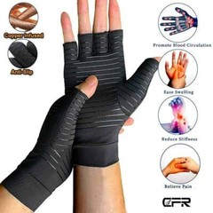 Copper Infused Compression Arthritis Gloves Carpal Tunnel Joint Pain Circulation