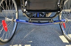 Quickie Bulletproof Handcycle 15″ W Seat Front End Accelerator