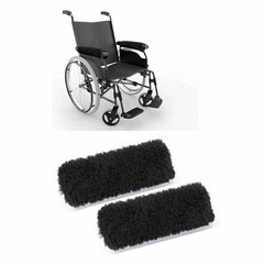 2Pcs Soft Wheelchair Armrest Pads Non-Slip Support for Office Chair