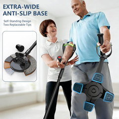 Forearm Crutches for Adults –Heavy-Duty Aluminum Arm Crutches, Adjustable Forear